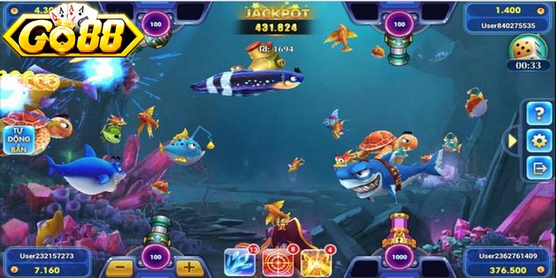 Hướng dẫn tham gia chơi bắn cá 3D tại GO88 cho tân thủ 