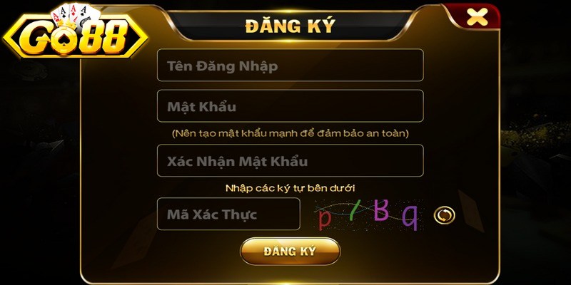 Hướng dẫn newbie đăng ký tại Go88 nhanh chỉ với 3 bước