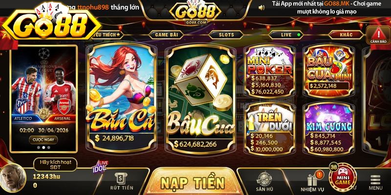 Có rất nhiều ưu điểm khiến GO88 được nhiều người tin tưởng