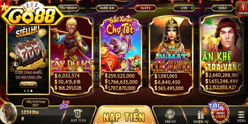 Meta: Sắc xuân chợ tết GO88 là tựa game nổ hũ hấp dẫn với đồ họa rực rỡ
