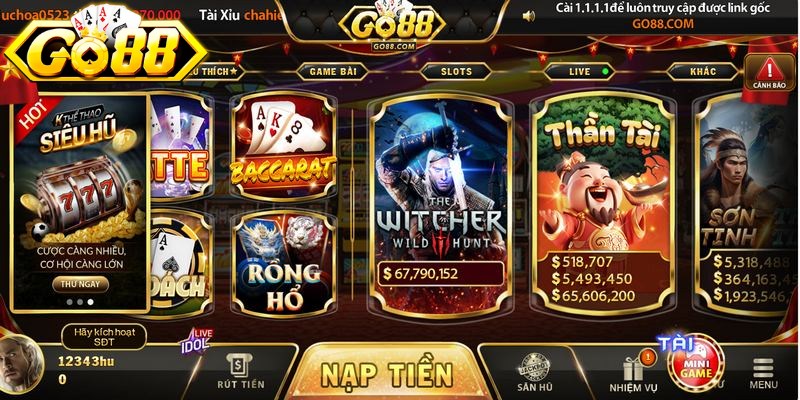 Ưu điểm hấp dẫn khi sở hữu ứng dụng giải trí Go88